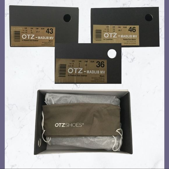 🎉HP🎉NWT, OTZ Shoes, Culinary Brigade MADLIB in Radial Duo Leather - Unisex - Picture 2 of 3